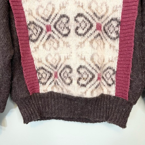 Vintage Alafoss Women's Icewool Iceland Knit Turtle Neck Pullover Sweater Medium - Picture 3 of 9